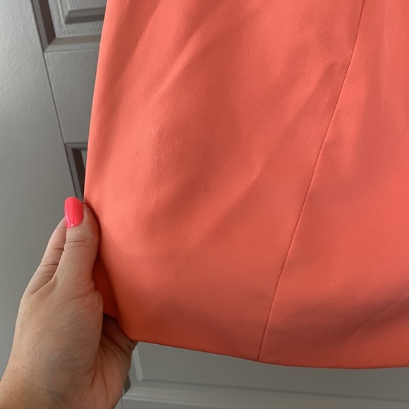 JAY GODFREY BENIOFF MINI DRESS PAPAYA 6 - Picture 8 of 8